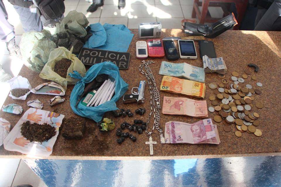 Operação da Polícia Militar e Civil resulta na prisão de acusados de tráfico de drogas