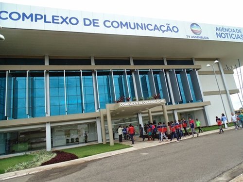 Visita dos alunos de Pindaré a TV Assembleia em São Luís