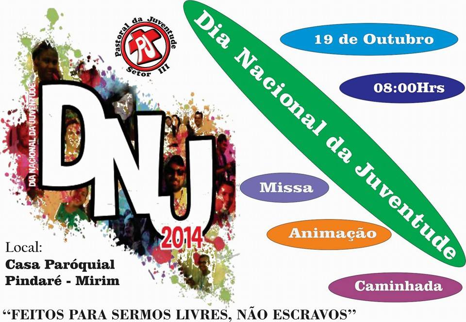 Pastoral da Juventude realizará evento para comemorar o Dia Nacional da Juventude em Pindaré – Mirim