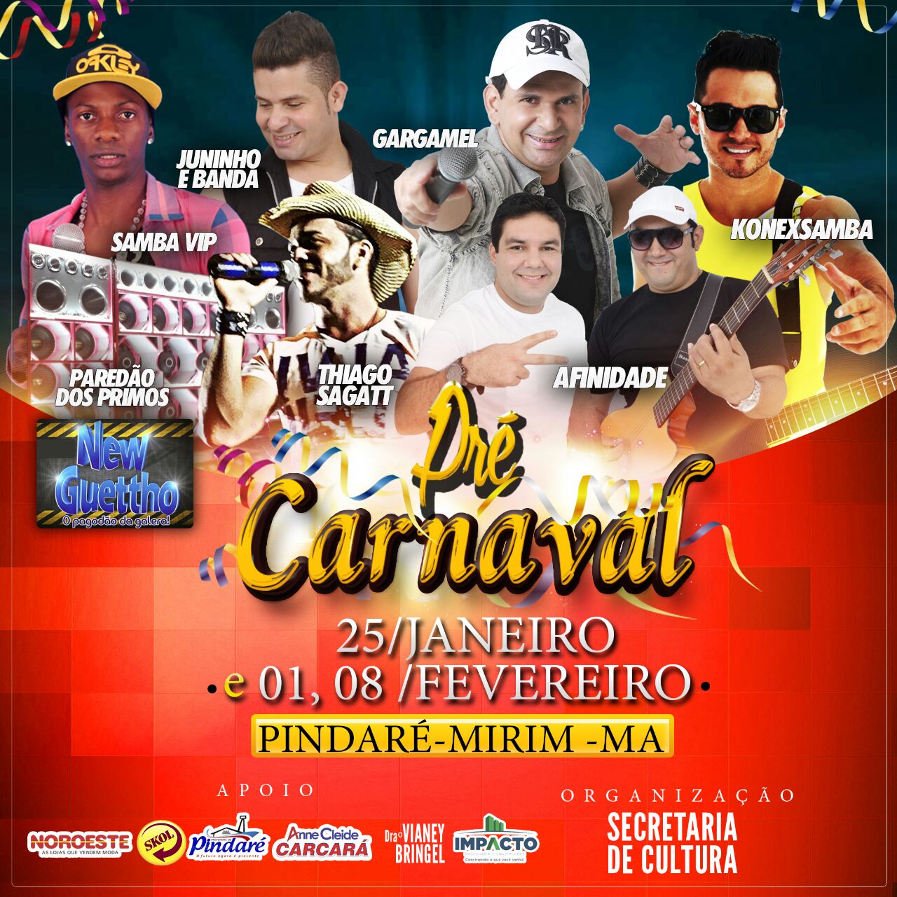 Hoje acontece o segundo domingo do Pré – Carnaval 2015 em Pindaré – Mirim
