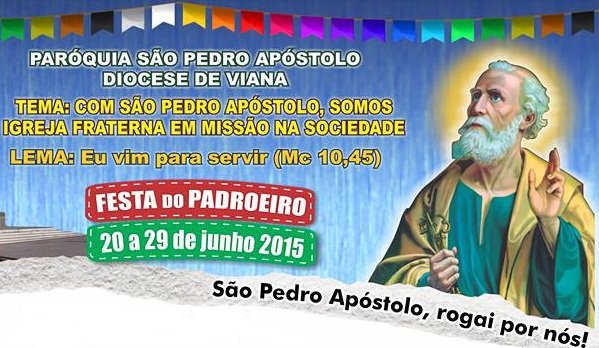 Começa a Peregrinação de São Pedro em Pindaré Mirim