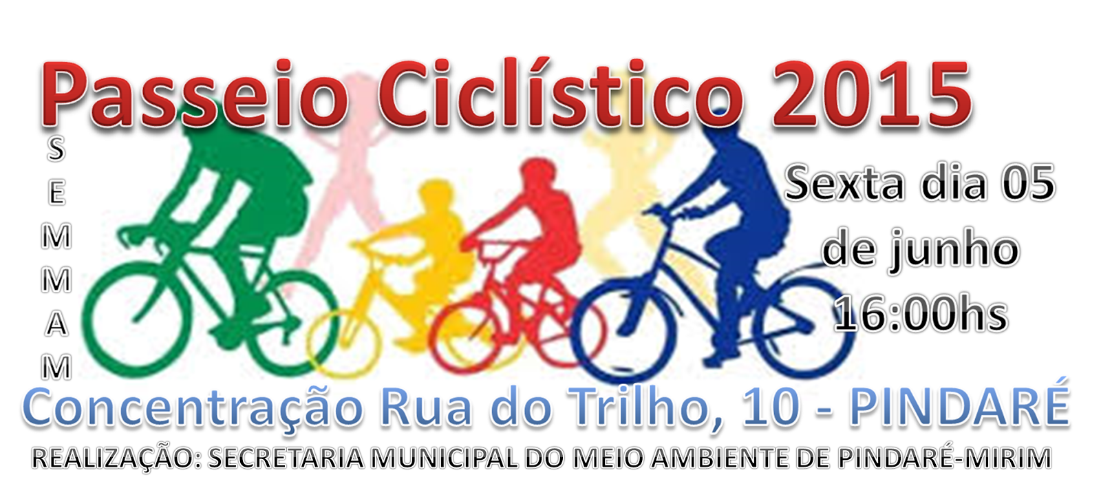 Secretaria do Meio Ambiente de Pindaré realiza Passeio Ciclístico 2015