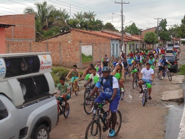 Secretaria de Meio Ambiente realiza Passeio Ciclístico pelas ruas de Pindaré Mirim