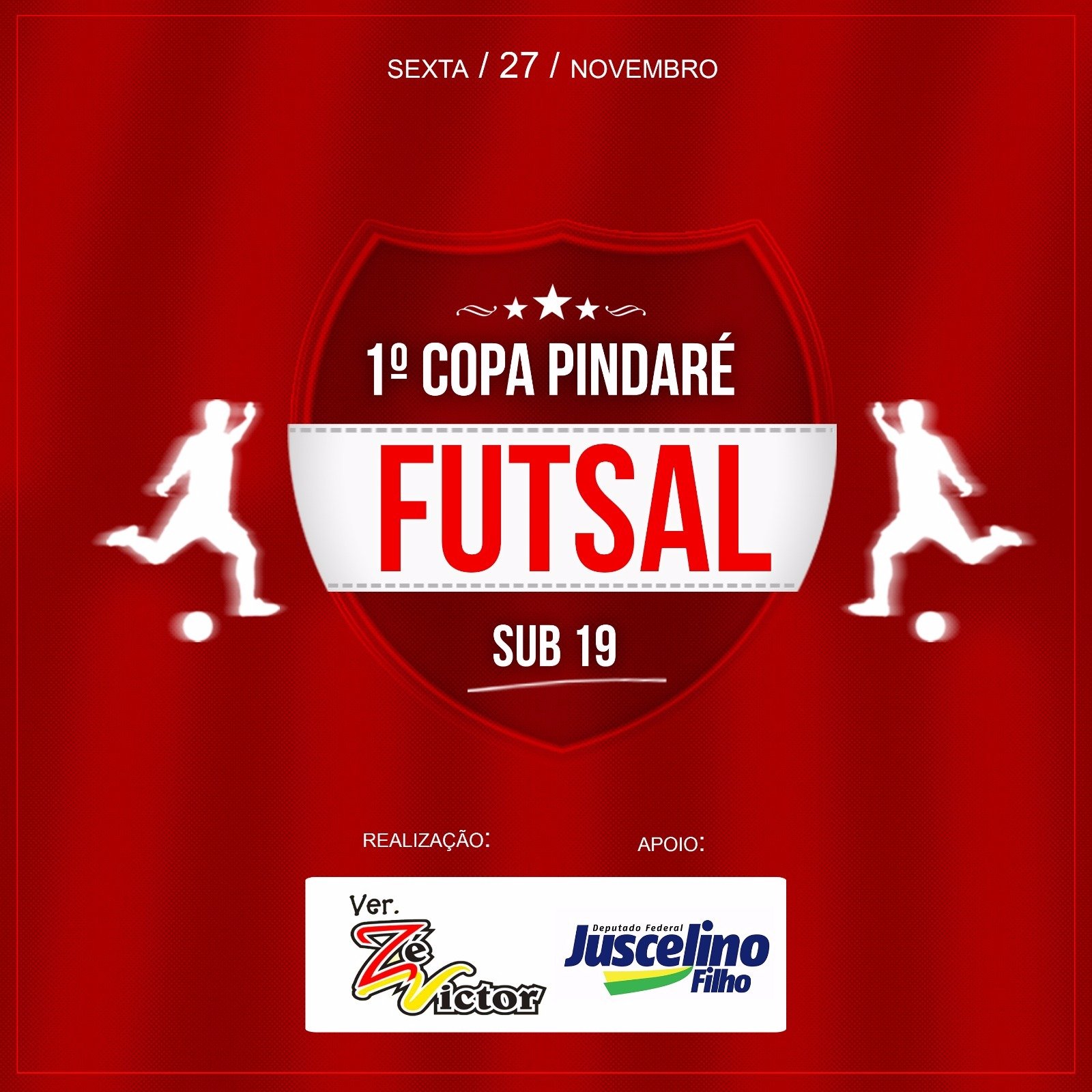Vereador José Victor Cruz realiza a 1ª Copa Pindaré de Futsal sub 19
