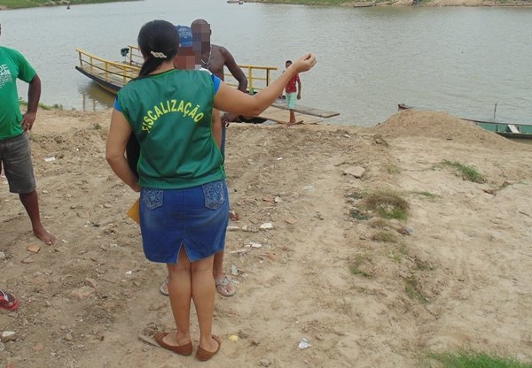 Secretaria de meio ambiente embarga rampa às margens do Rio Pindaré