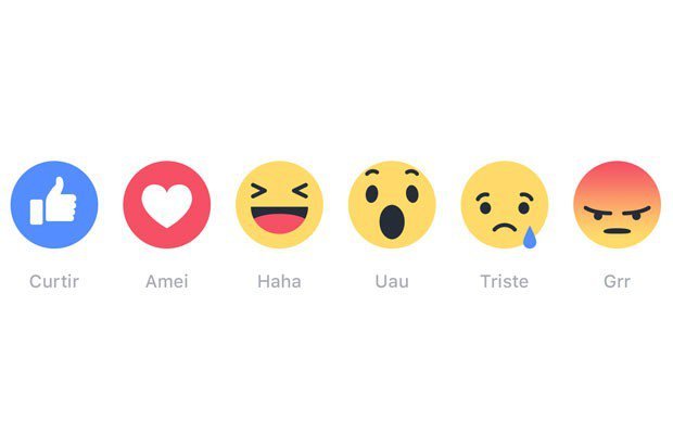 Facebook libera cinco novos botões alternativos ao ‘curtir’