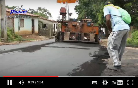 Vídeo – Ruas do Povoado Areias, em Pindaré, começam a receber pavimentação asfáltica