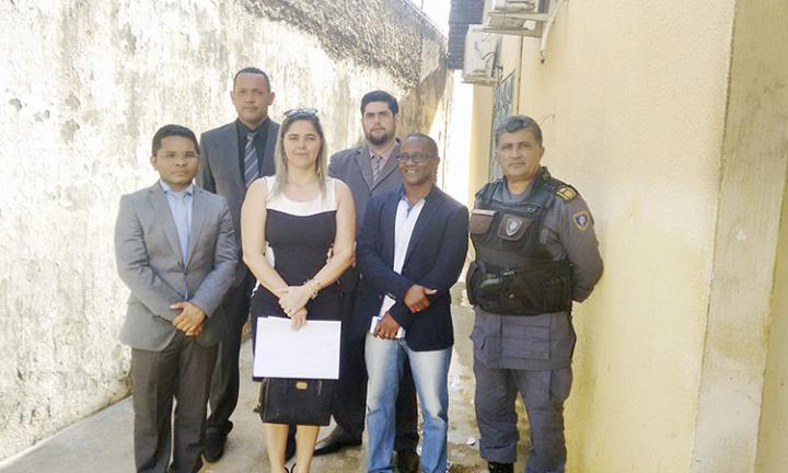 Subsecção da OAB Santa Inês faz visita a Unidade Prisional de Ressocialização local