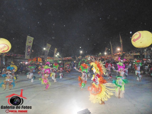 Fotos e vídeo – Veja como foi a apresentação da Dança Indígena Guajá Aruanã na abertura do Arraial Viva Papete