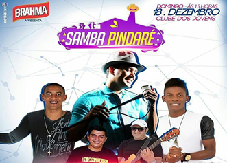 Neste domingo acontece a festa “Samba Pindaré” no Clube dos Jovens