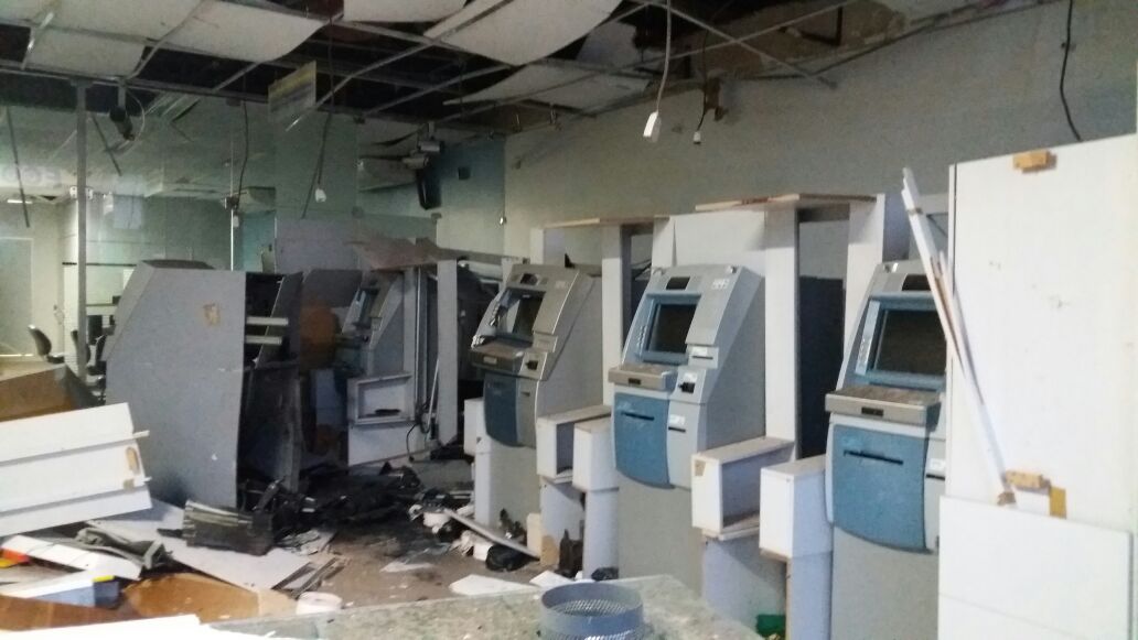 Bandidos explodem agência do Banco do Brasil em Bom Jardim