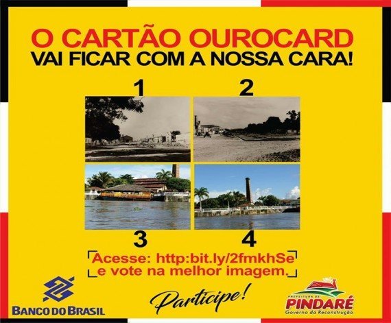 Município de Pindaré Mirim foi escolhido para ter fotografia turística da cidade estampada em cartão bancário