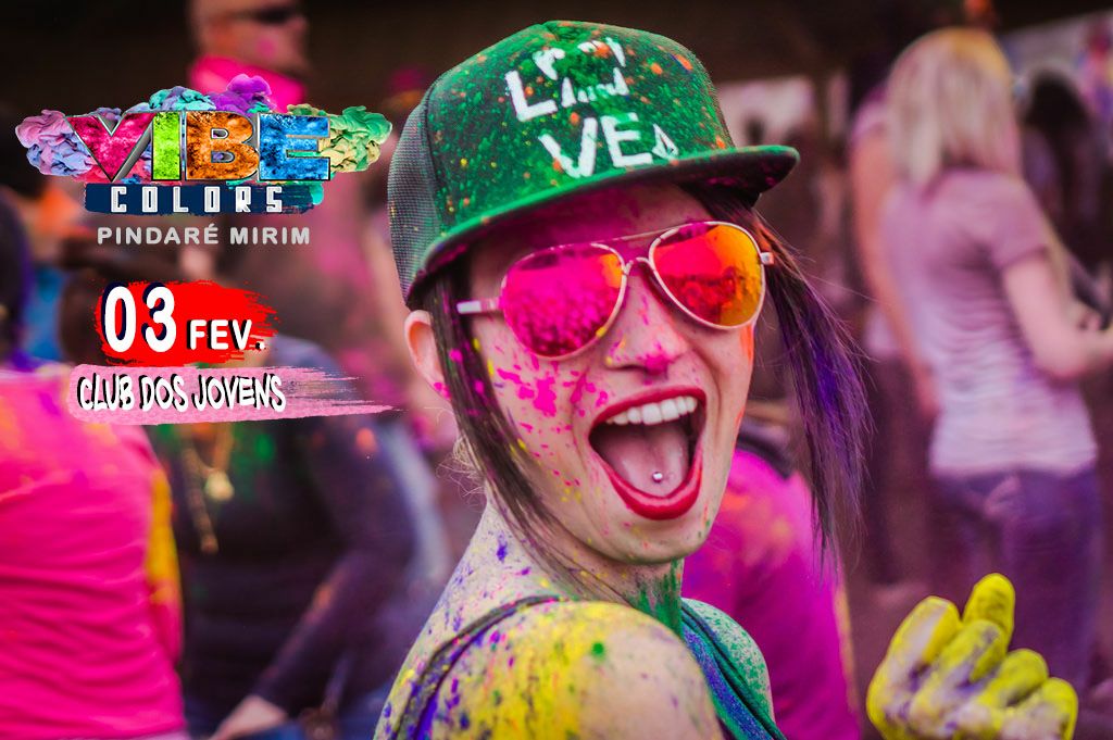 Dia 03 de fevereiro Pindaré Mirim recebe a festa ‘Vibe Colors’ no Clube dos Jovens