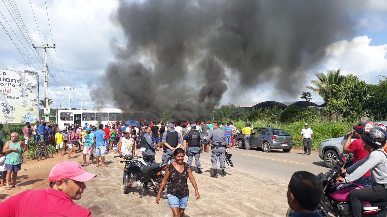 Nota Rápida – Protesto de moradores da Santa Helena em Pindaré Mirim
