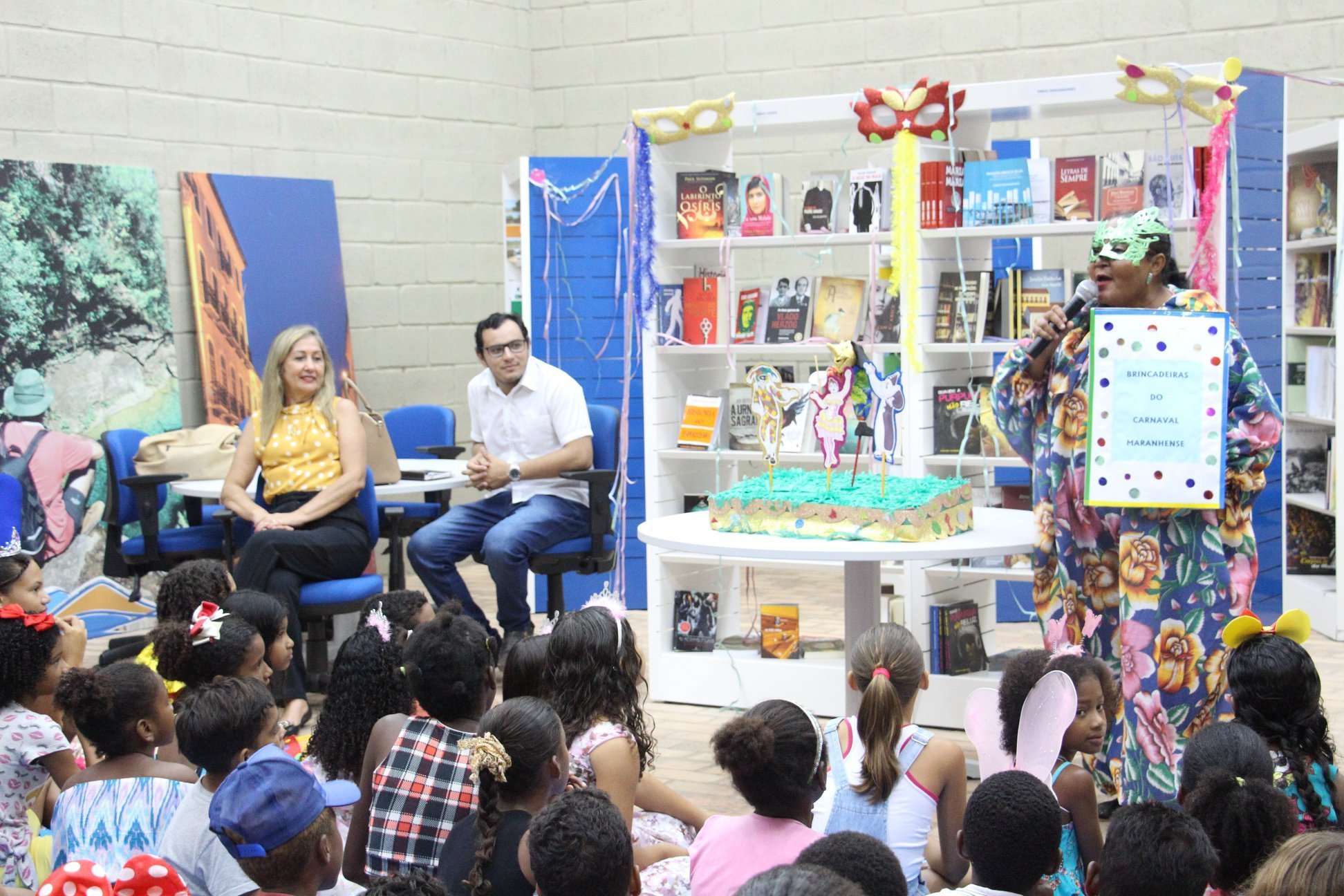 Pindaré – Cerca de 150 crianças participam de oficina de incentivo a leitura na Casa de Cultura Engenho Central