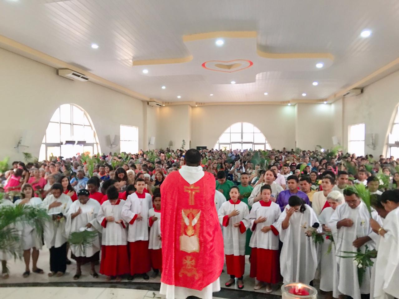 Procissão de Ramos abre a Semana Santa na Paróquia São Pedro em Pindaré