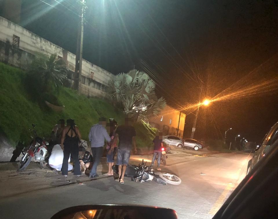 Motociclista sofre acidente na MA 320, em frente a um condomínio em Pindaré Mirim