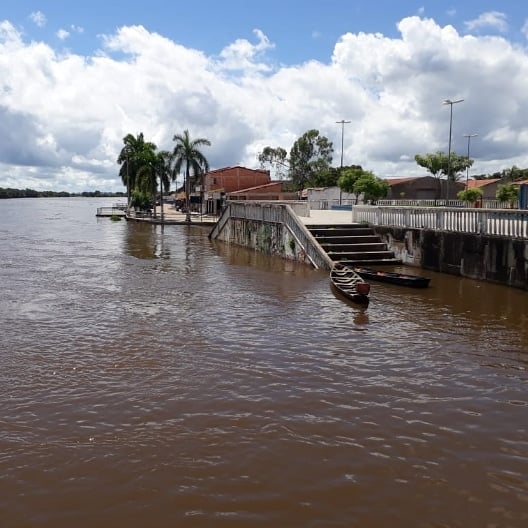 Nível do Rio Pindaré sobe e atinge a marca de 13,80m; em 2019 chegou a 13,95m