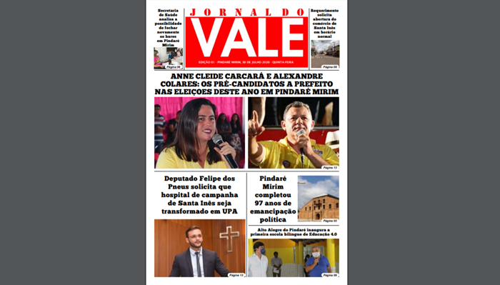 Lançada com sucesso a primeira edição do Jornal do Vale