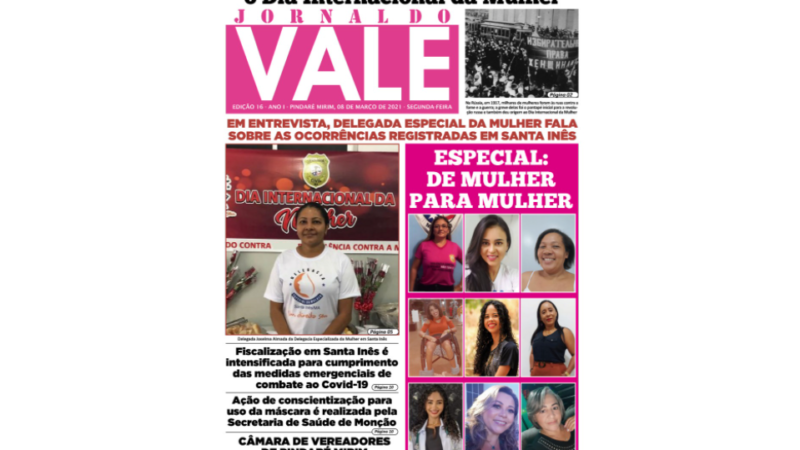 Jornal do Vale – Edição do Dia Internacional da Mulher