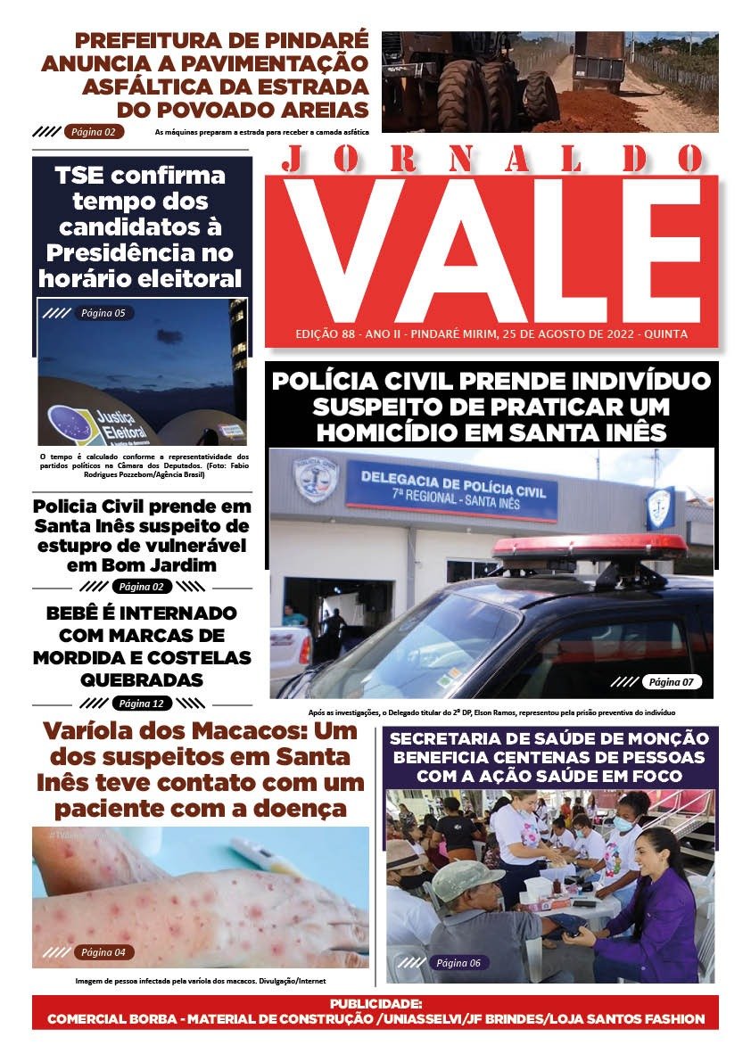 Confira a edição 088 do Jornal do Vale